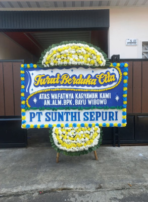 Papan Bunga Duka di Kanggime